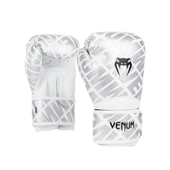 Gants de Boxe Contender 1.5 XT pour Enfants - Blanc-Argent - 4-Ounce