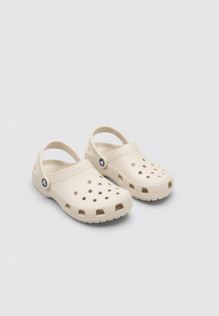 Zuecos Surf Niños Crocs CLASSIC CLOG K Beig 2/5