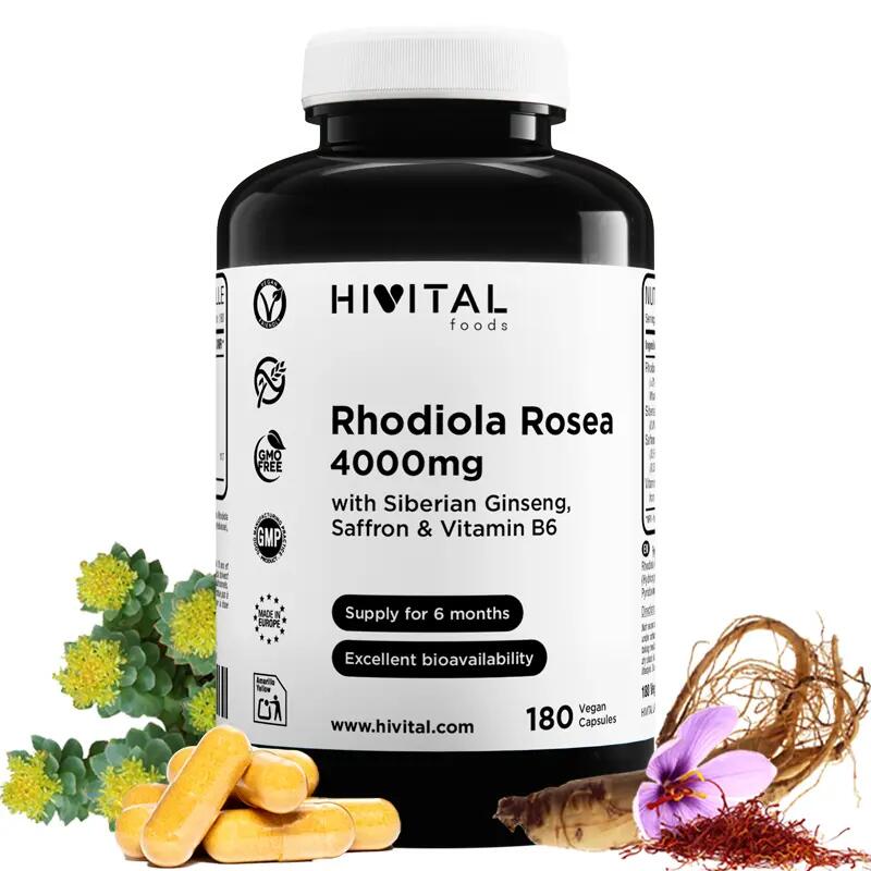 Rhodiola rosea 4000 mg | 180 vegan capsules