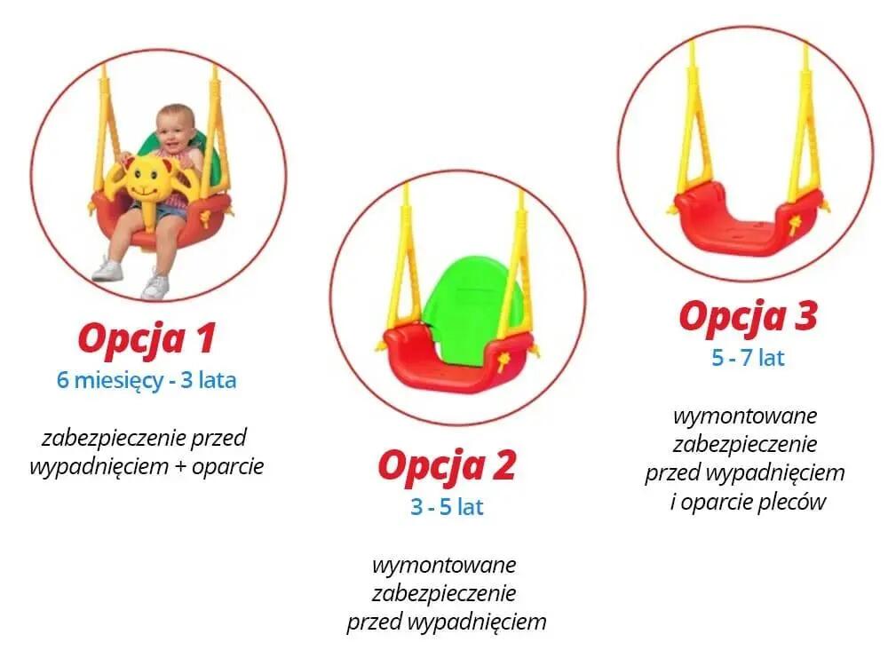 Balançoire à godets 3in1 Do Re Mi 5/7