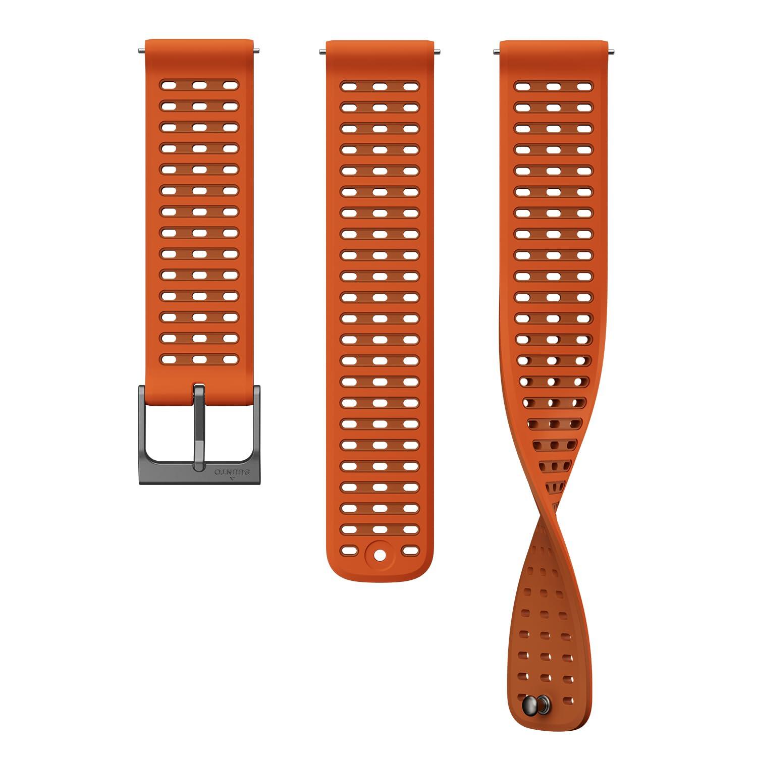22 ATH9 Silicone Strap Canyon Orange S+M 1/3