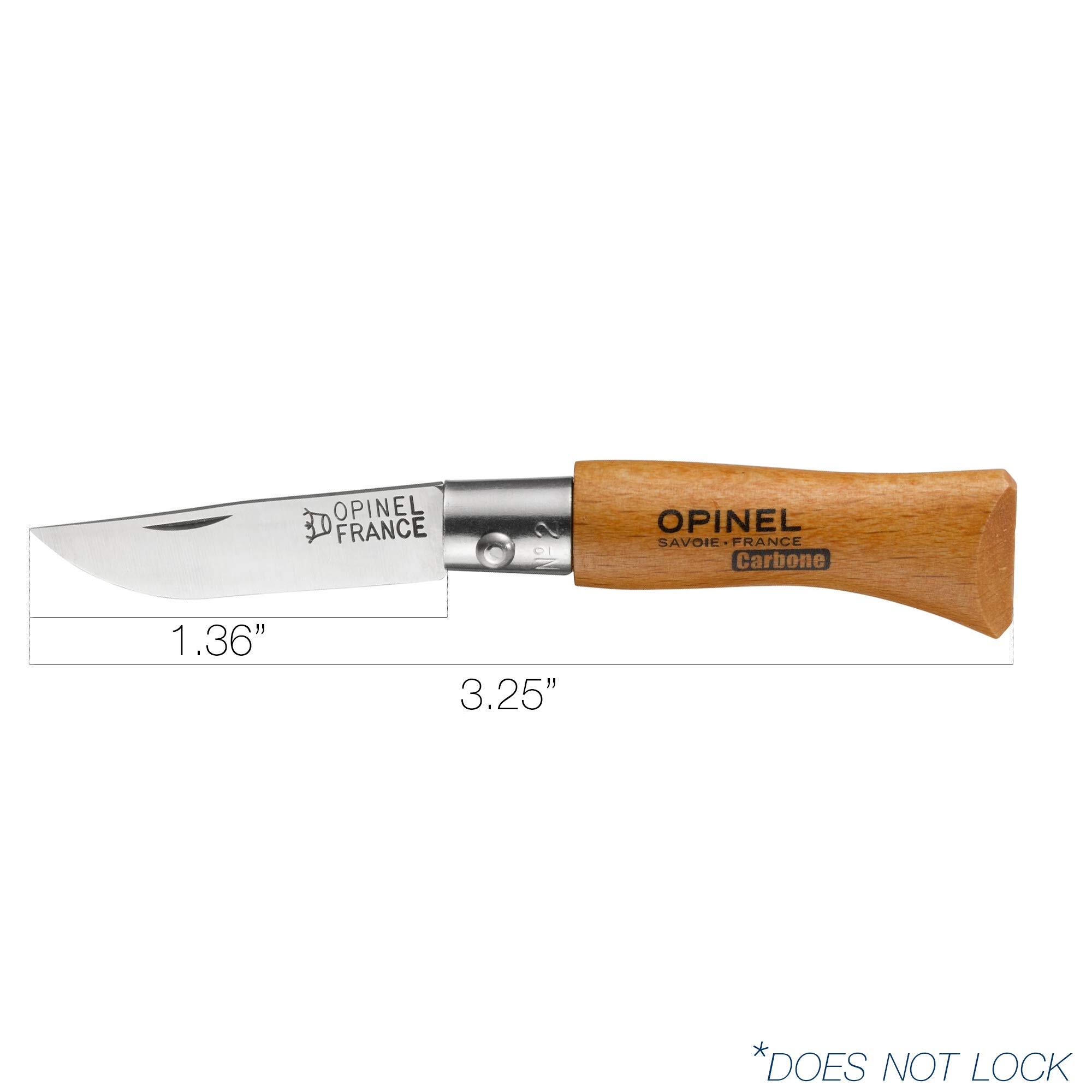 O111020 Couteau de Poche Mixte Adulte, Brun, 3,5 cm 3/4