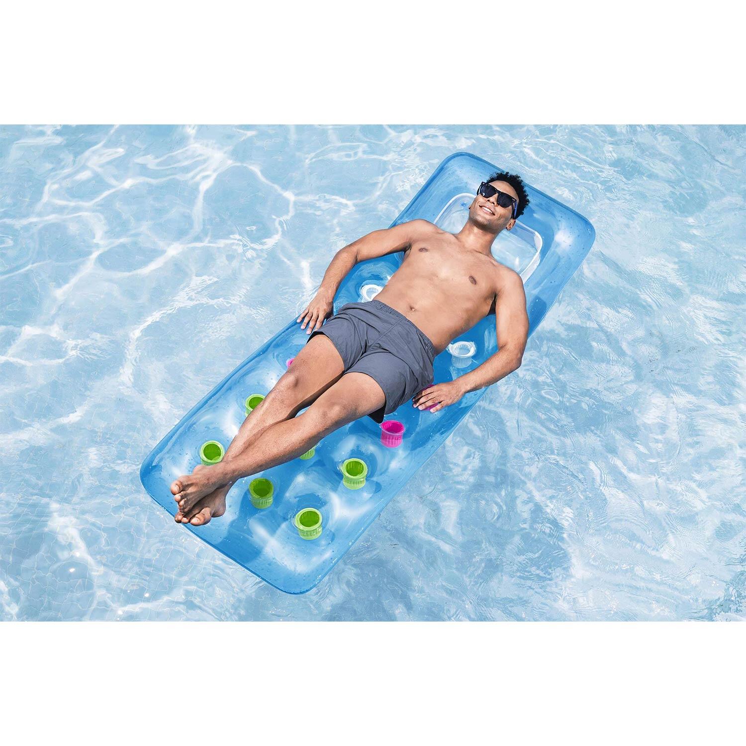 Materac dmuchany do pływania plażowy Bestway 43040 niebieski 6/7