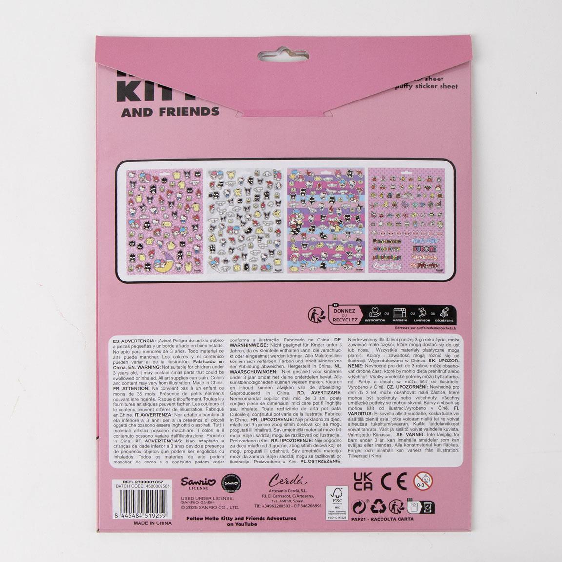Coffret d'autocollants Hello Kitty pour enfants - Plus de 300 autocollants 5/5