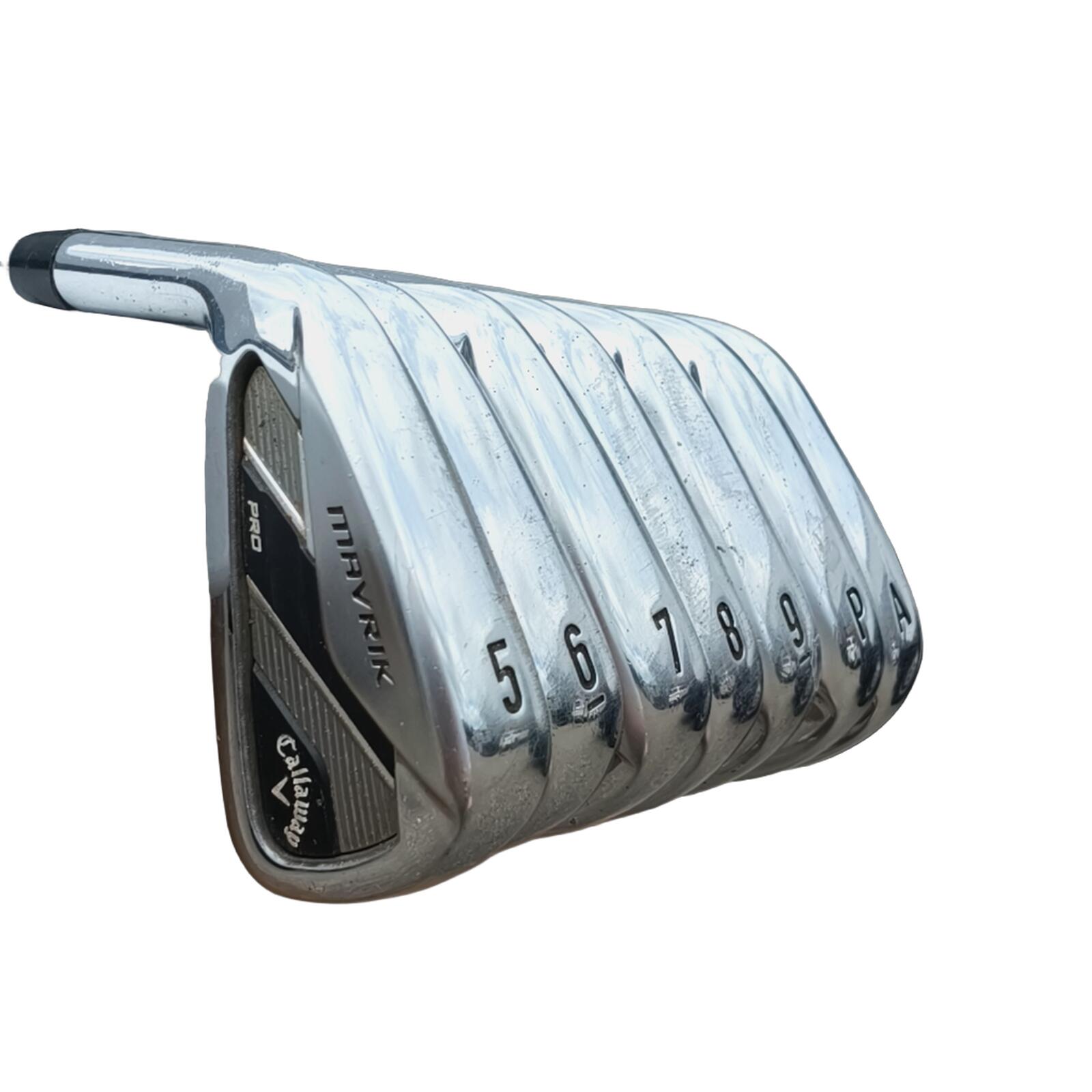 Gaucher Callaway Mavrik Pro Série de fers / 5-PW+AW / Flex Stiff / Acier 3/7