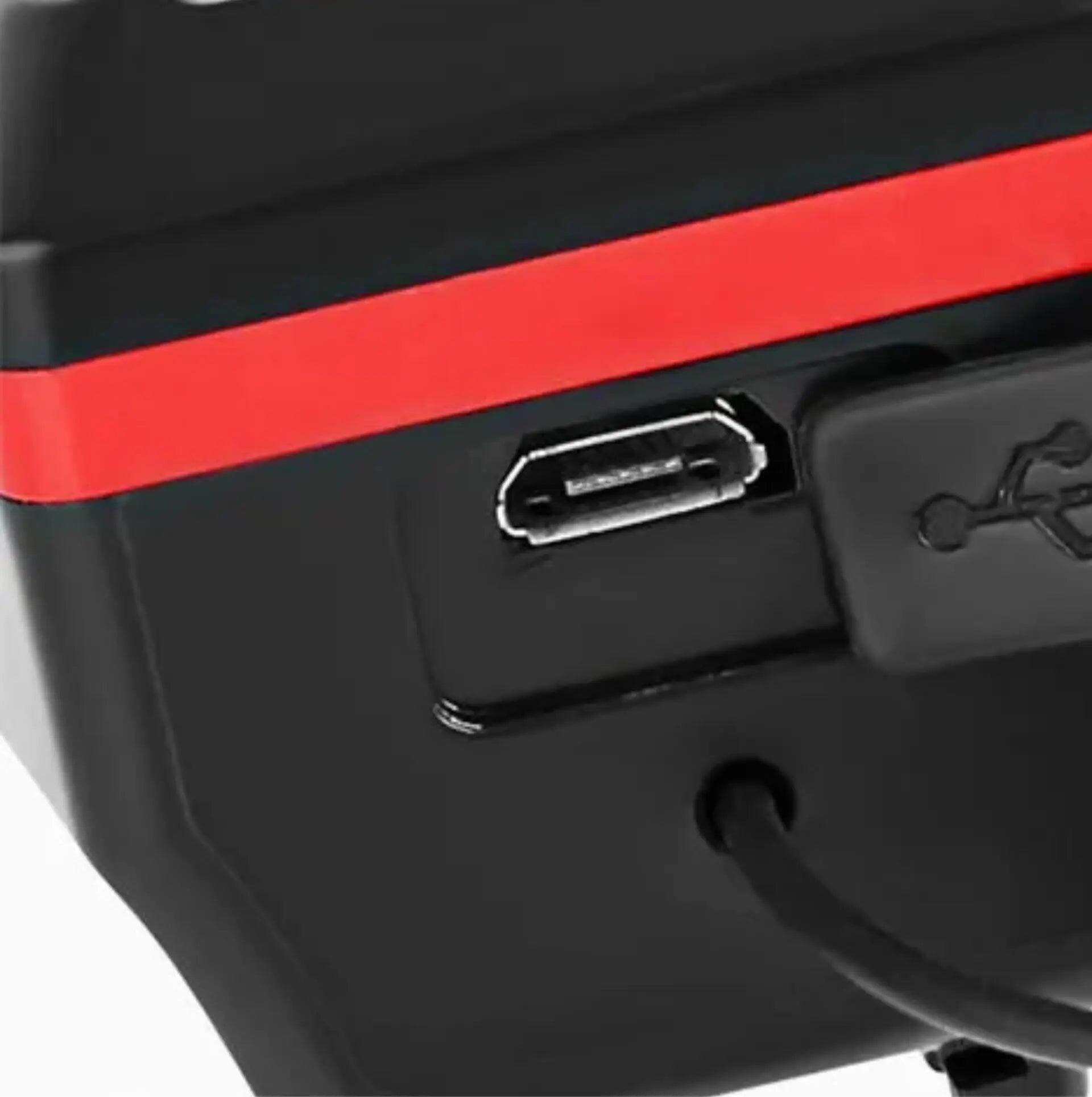 Przednia lampka rowerowa solarna i USB – 350 lumenów, klakson 120 dB 6/7