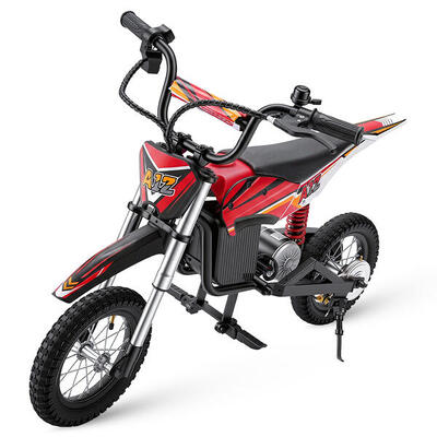 Iscooter a12 elektrische crossmotor voor kinderen, 12 inch luchtbanden