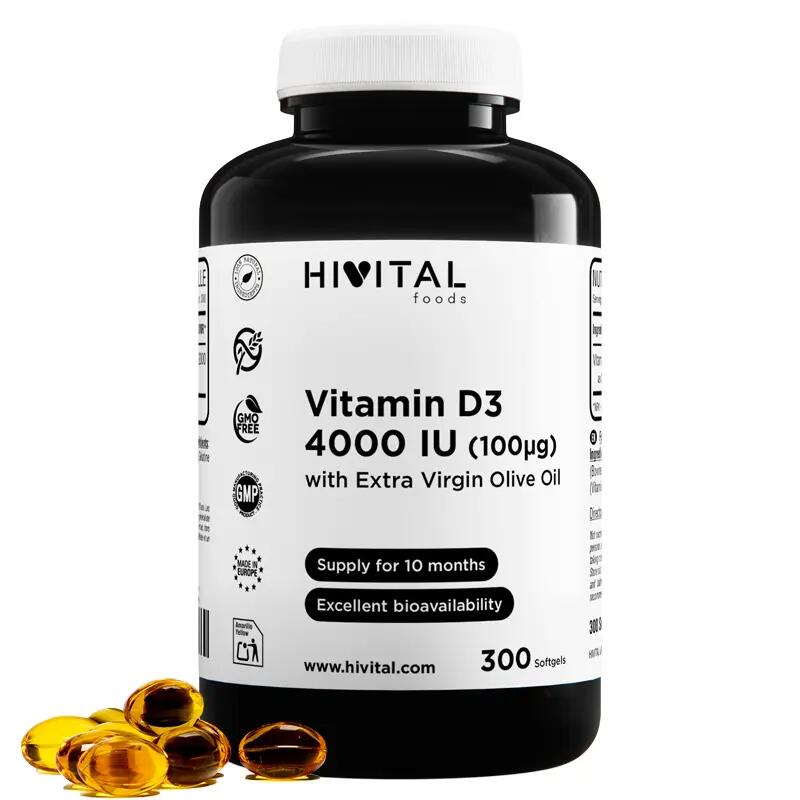 Vitamin D3 4000 IU | 300 softgels