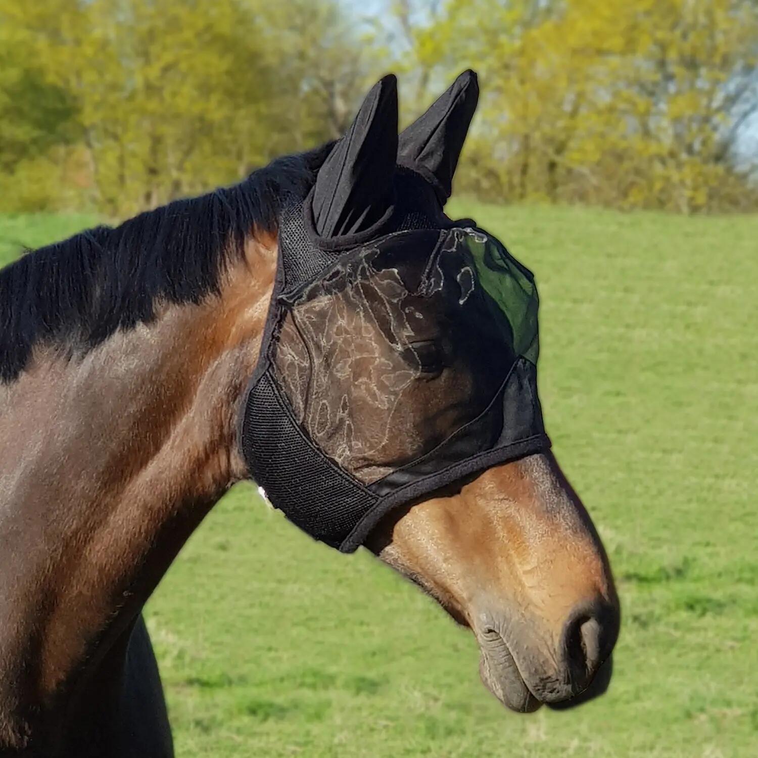 Masque anti-mouches pour cheval York 1/1