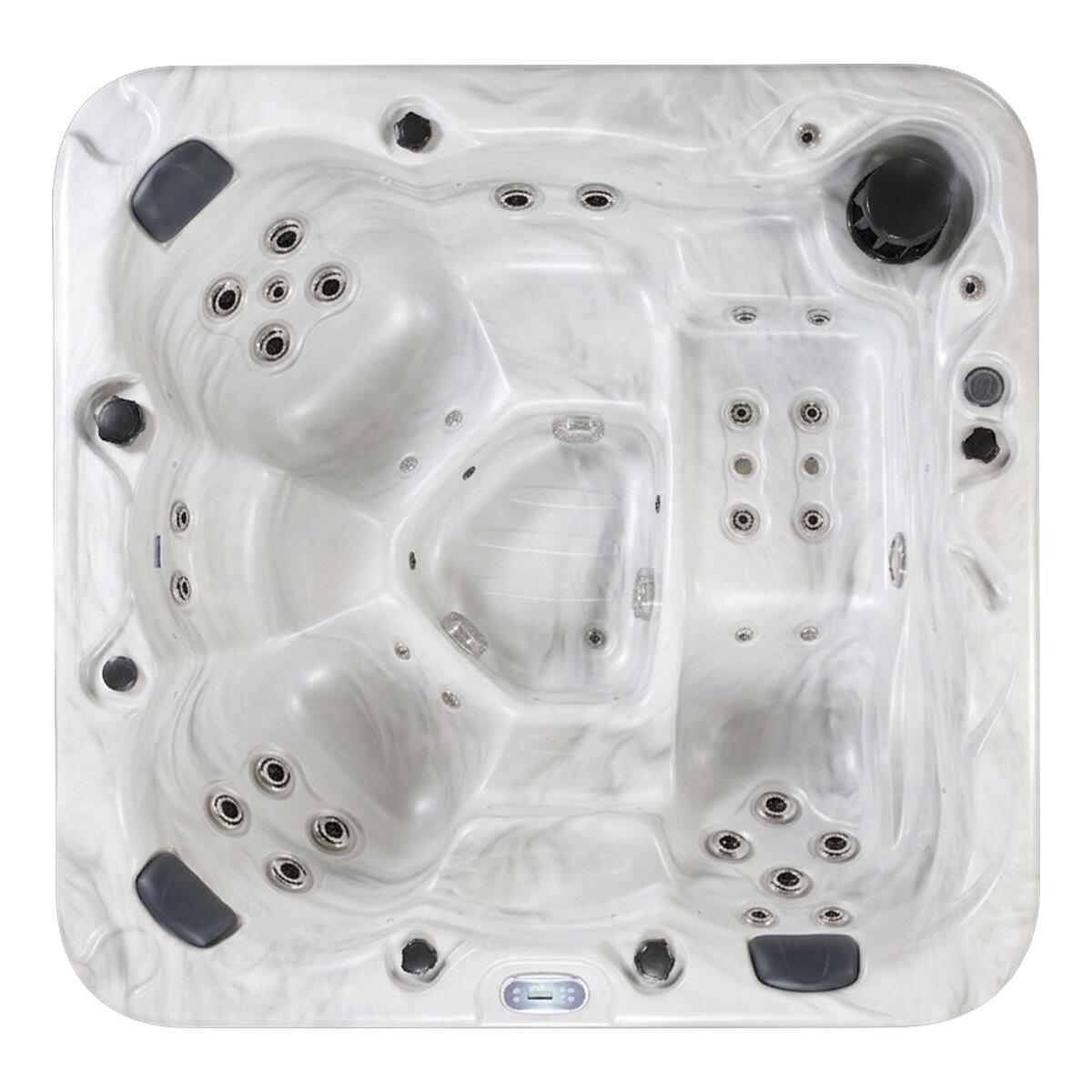 Spa acrylique KYMA 6 places 25 hydrojets 200 x 200 cm 2/4