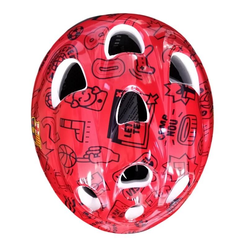 CASQUE DE CYCLISME POUR ENFANTS DU FC BARCELONE 2/4