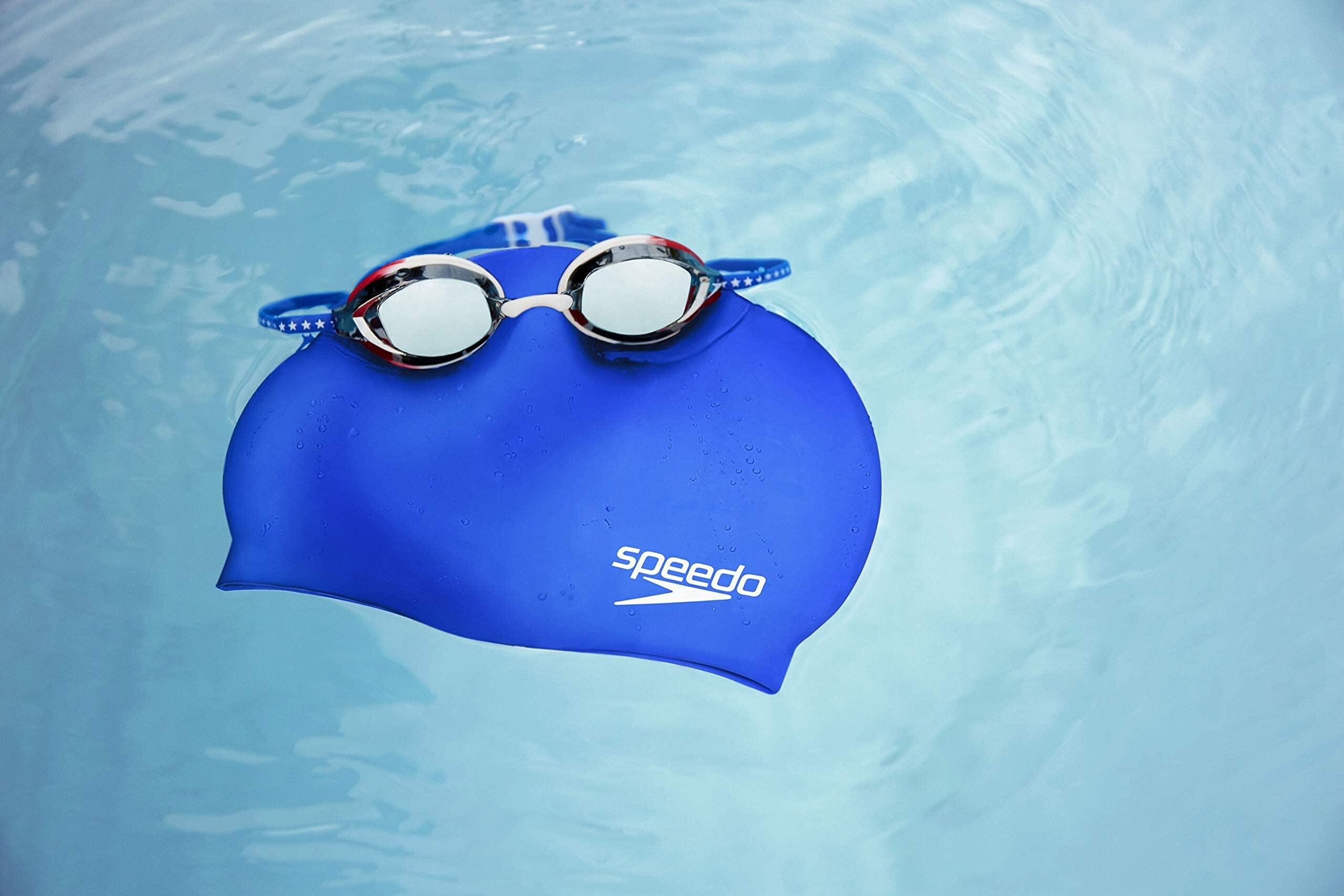 Silicone Swimming-Swim Cap-Black 6/7