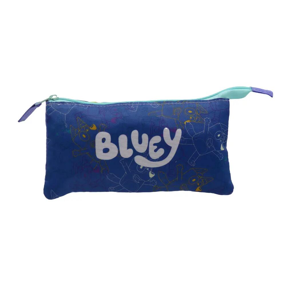 Estuche Portatodo Triple Bluey Stickers 2/3