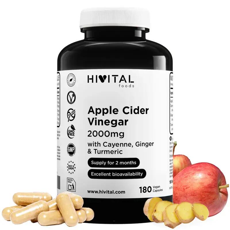 Apple Cider Vinegar 2000 mg | 180 vegan capsules