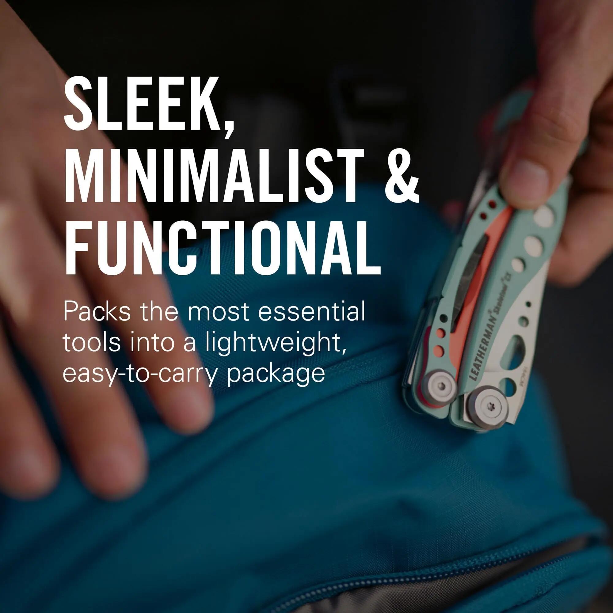 Skeletool CX - Outil Multifonction 7-en-1 pour le Camping et la Survie - Acier 2/7