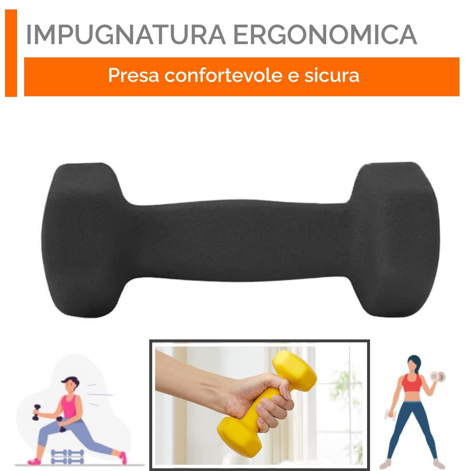 Haltères de musculation en néoprène idéaux pour exercices de fitness 7/7
