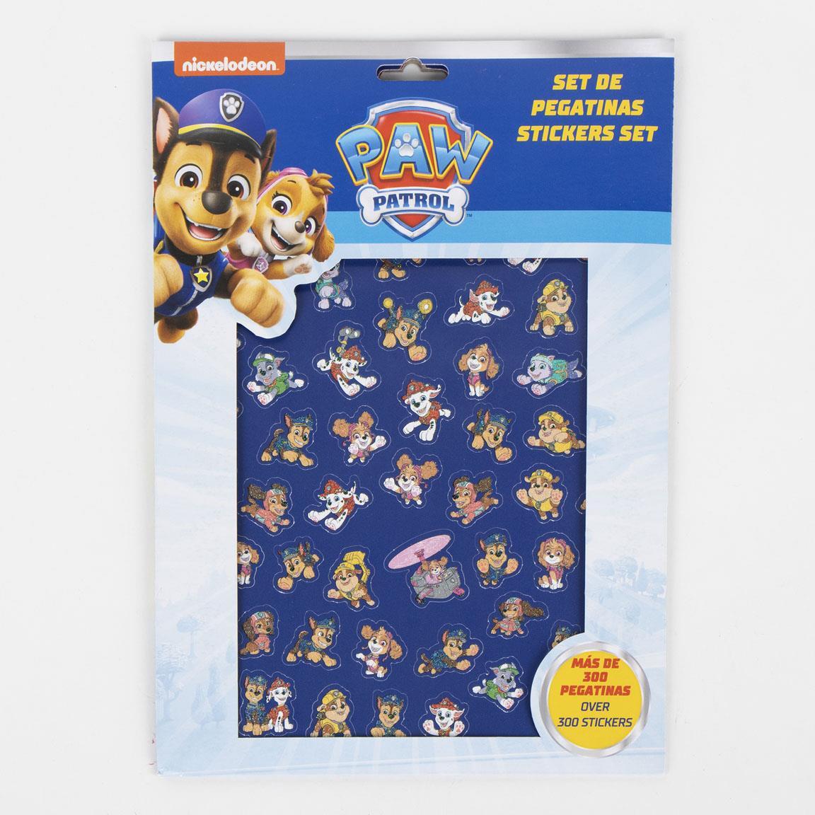 Set di adesivi Paw Patrol per bambini, oltre 300 adesivi multi-composizione, blu 4/5