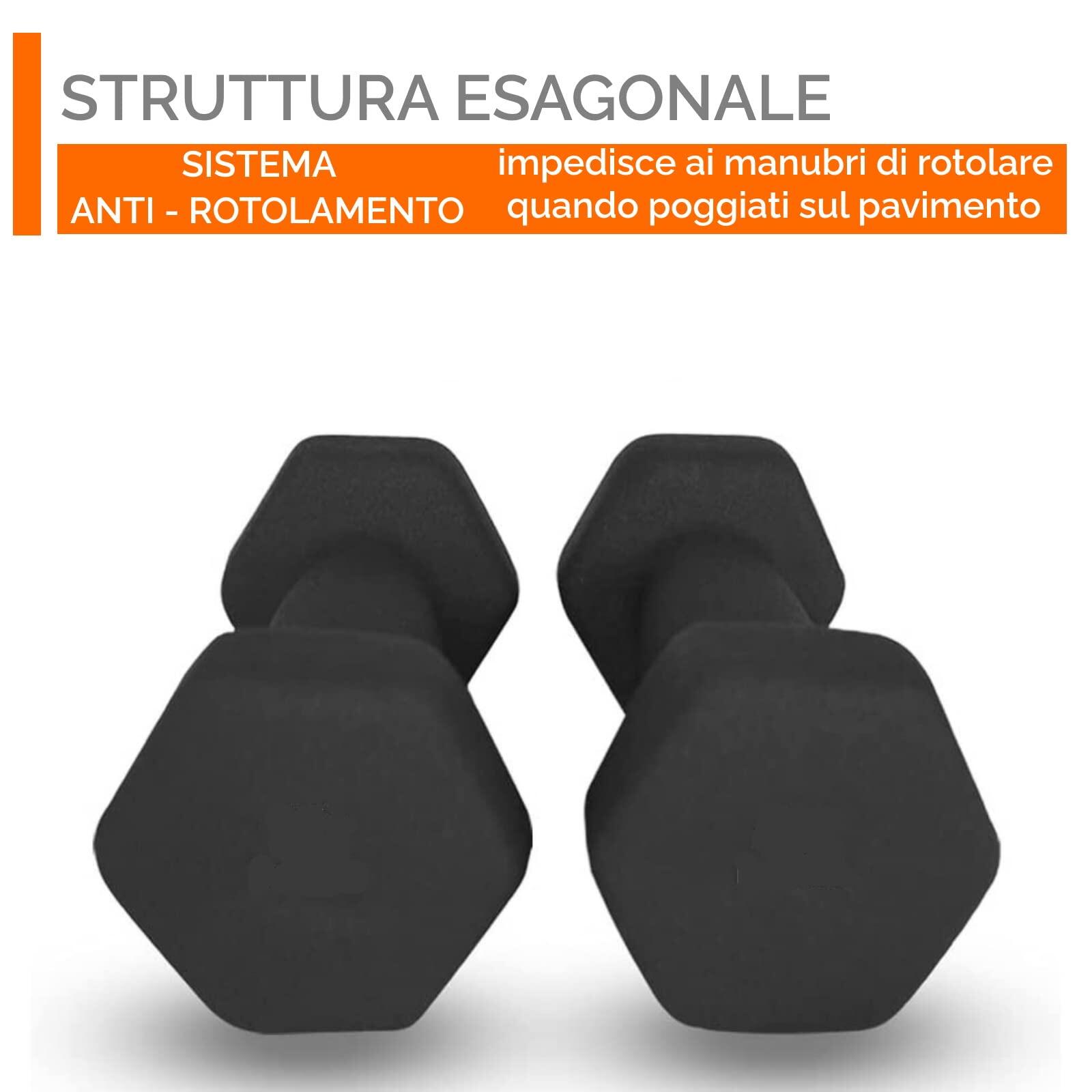 Haltères de musculation en néoprène idéaux pour exercices de fitness 5/7