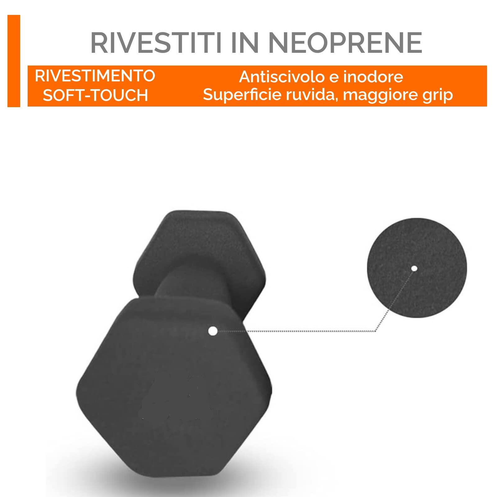 Haltères de musculation en néoprène idéaux pour exercices de fitness 4/7
