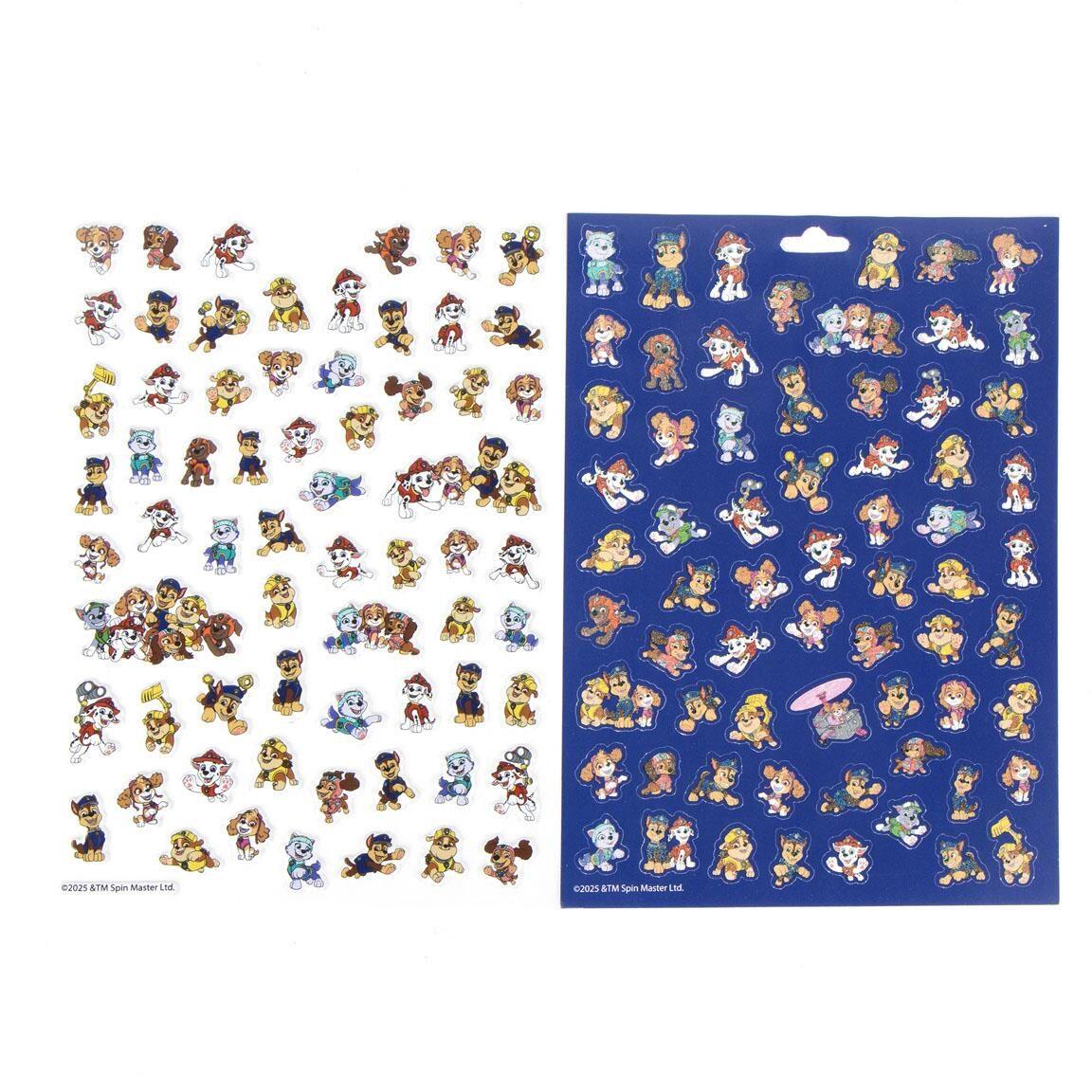 Set di adesivi Paw Patrol per bambini, oltre 300 adesivi multi-composizione, blu 2/5