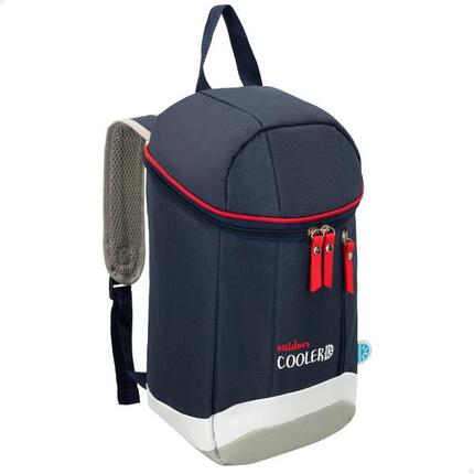 80730 Sac à dos thermique 9 litres, Bleu marine et blanc