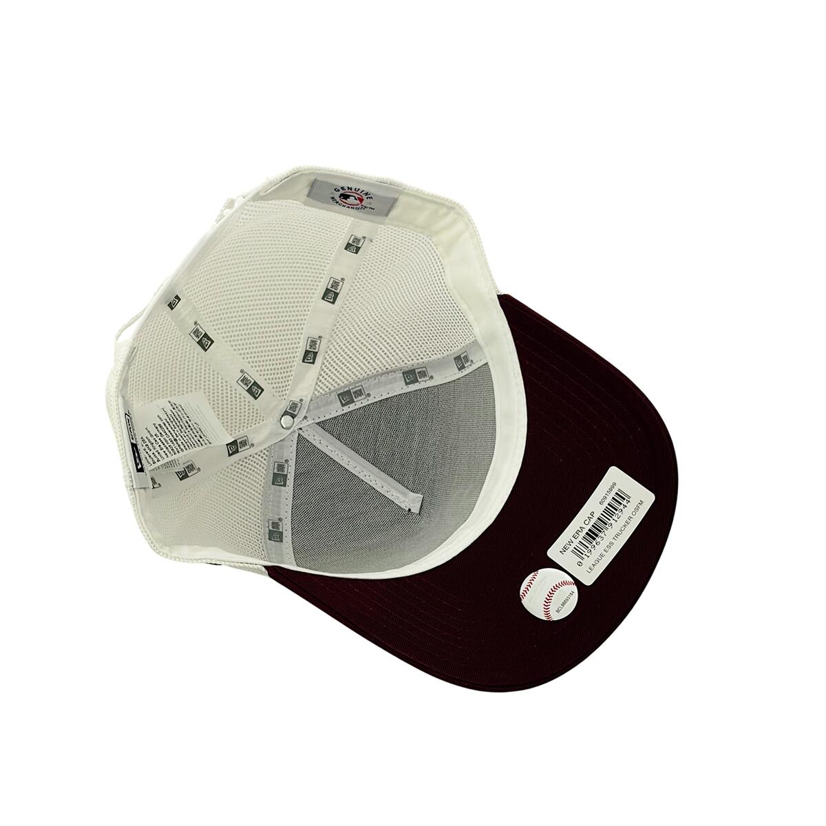 New Era Trucker Cap Oakland Athletics burgundy/weiß 4/4