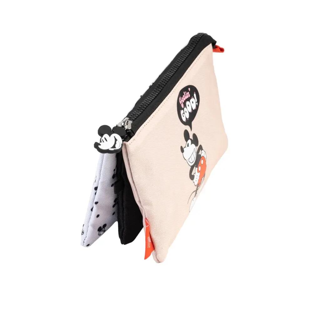 Estuche Portatodo Triple Disney Mickey 100 Aniversario 3/3