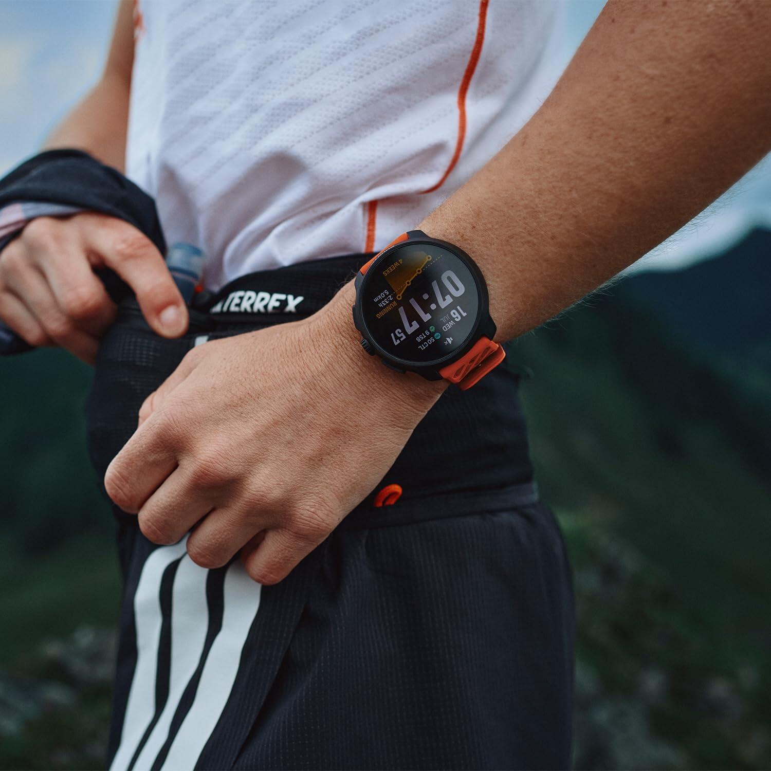 22 ATH8 Silicone Strap Coral Orange S+M 2/3