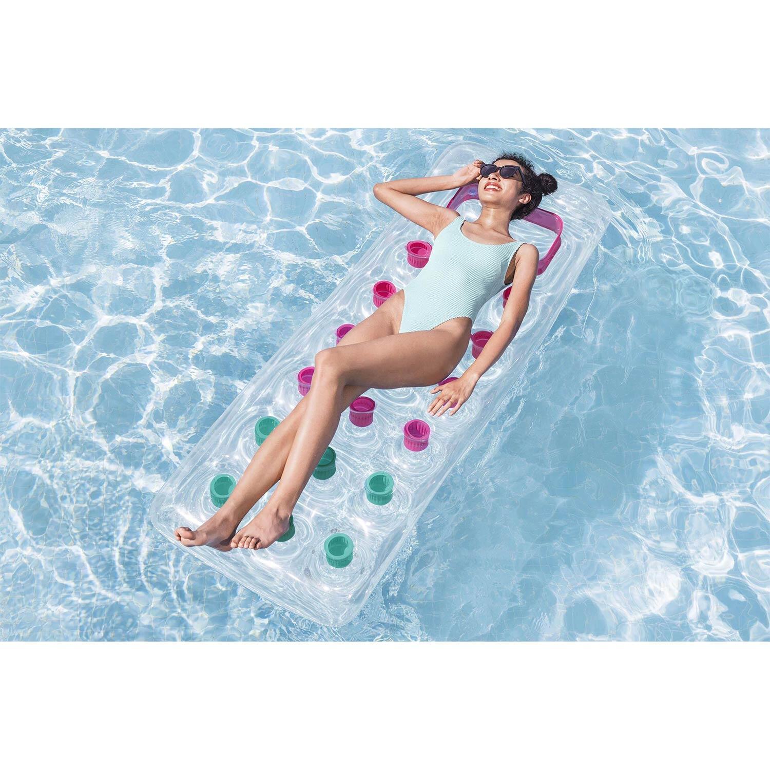 Materac dmuchany do pływania plażowy Bestway 43040 przeźroczysty 6/7