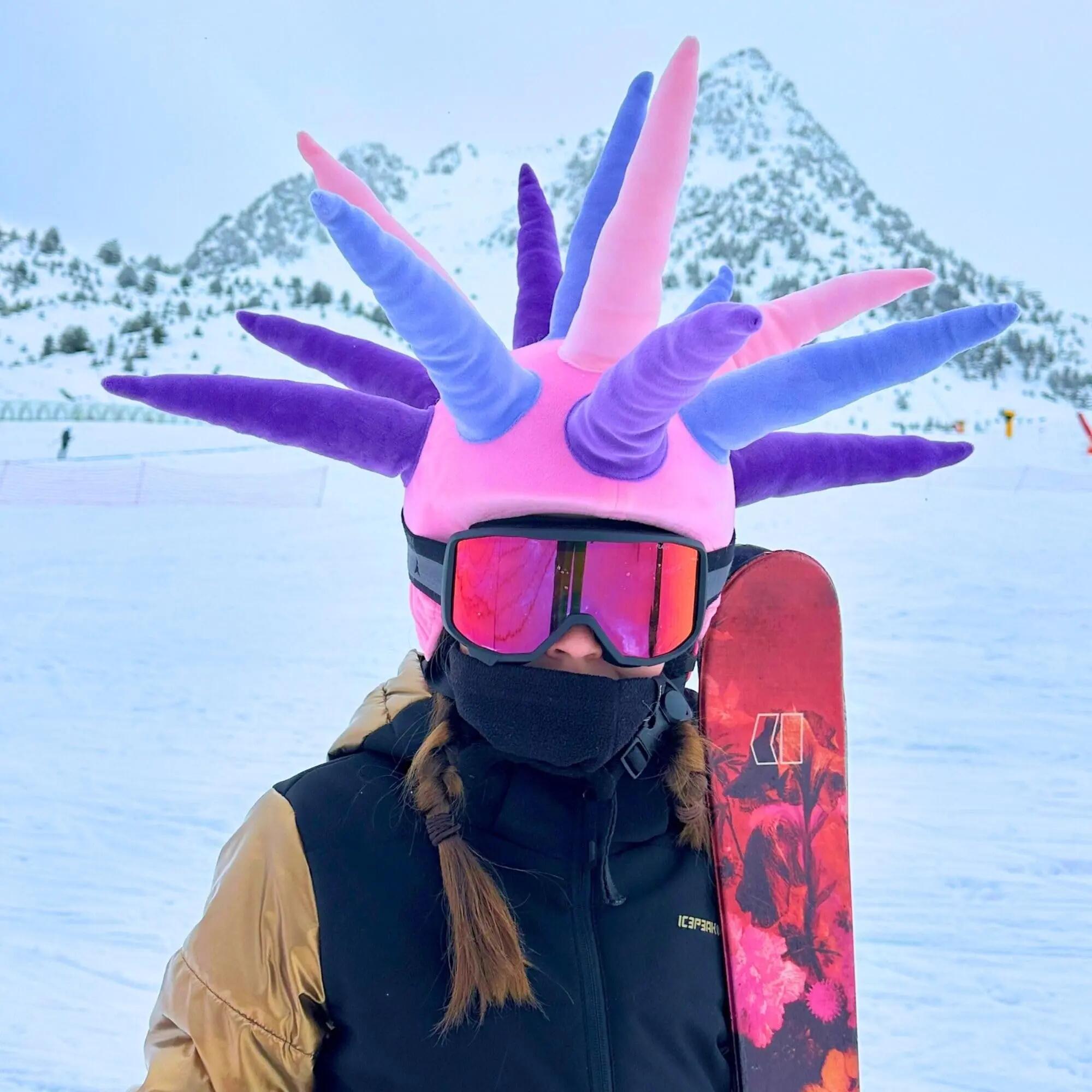 Velvet Spike - Couvre Casque Ski Enfant Universel - Personnalisez Votre Casque 5/7