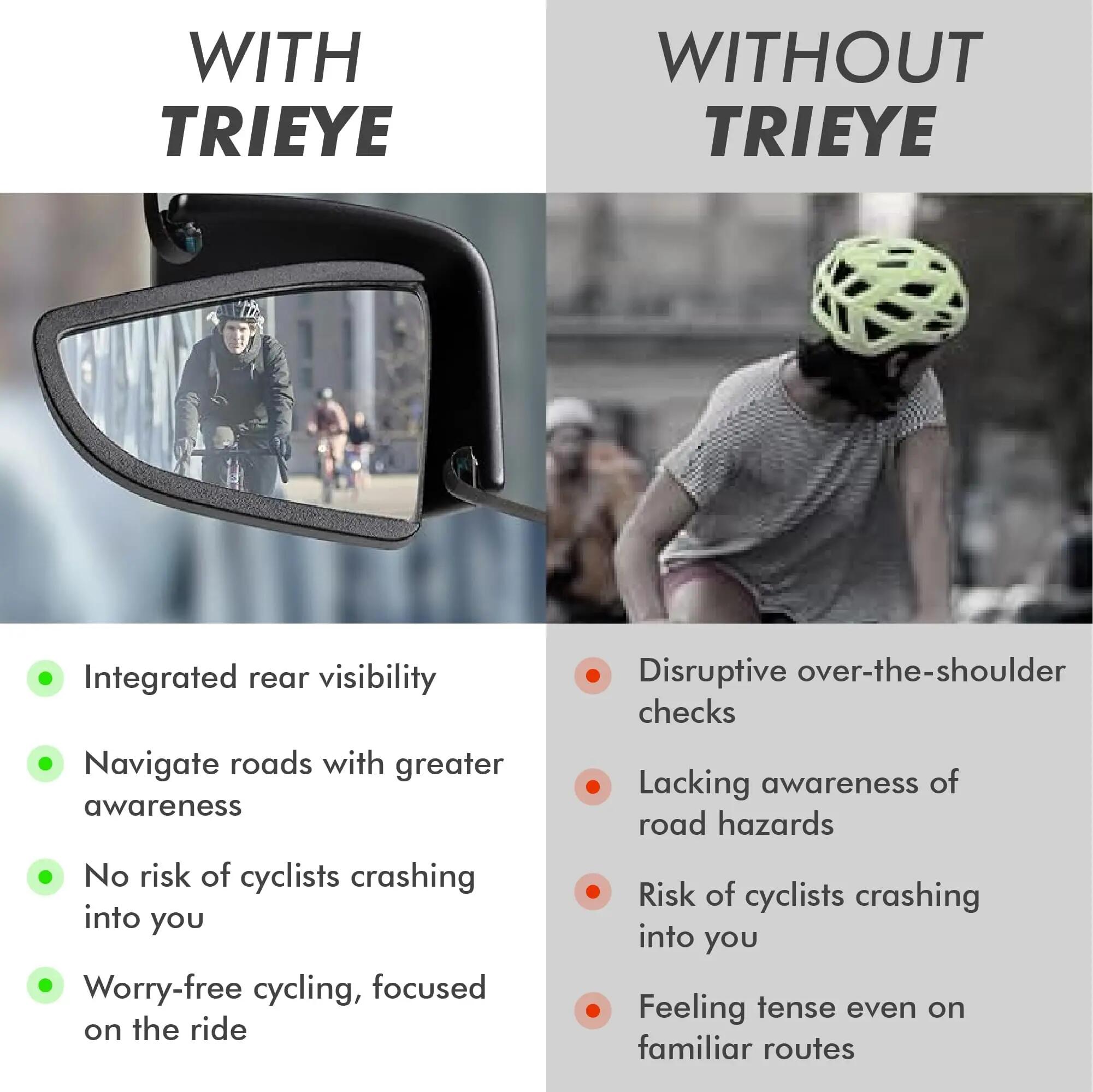 Lunettes de Cyclisme avec Rétroviseur - Lunettes de Sport pour Homme & Femme 7/7