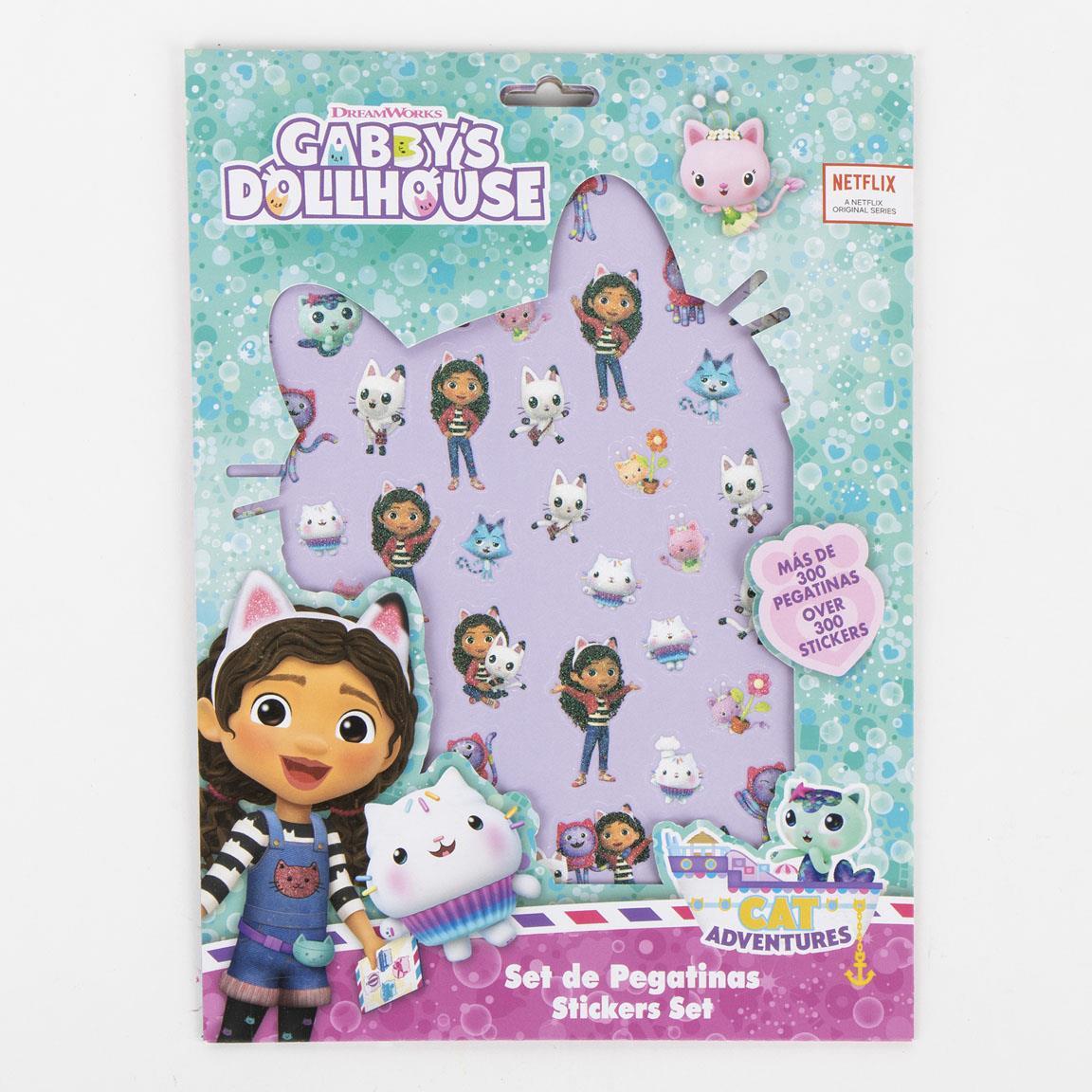 Set di adesivi per bambini "Casa delle bambole di Gabby" - Oltre 300 adesivi 4/5