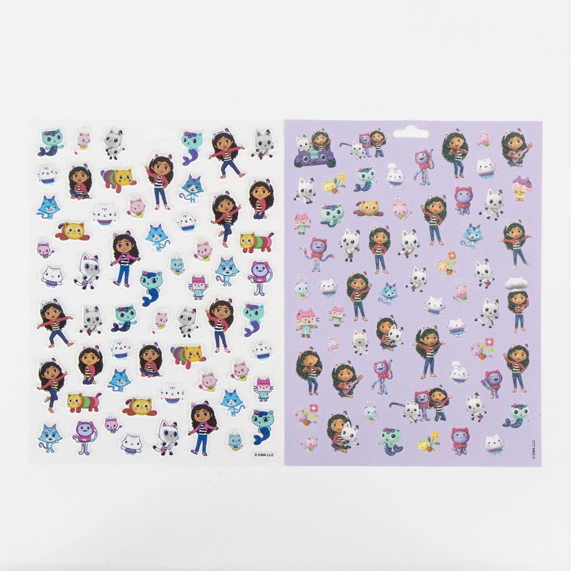 Set di adesivi per bambini "Casa delle bambole di Gabby" - Oltre 300 adesivi 2/5