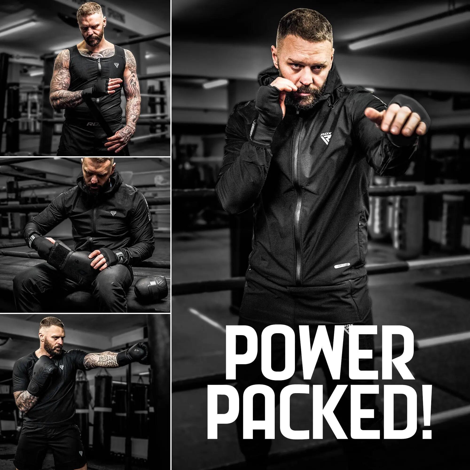 Gants de boxe en gel pour homme et femme, sangles de poignet de 100 cm de long 6/7