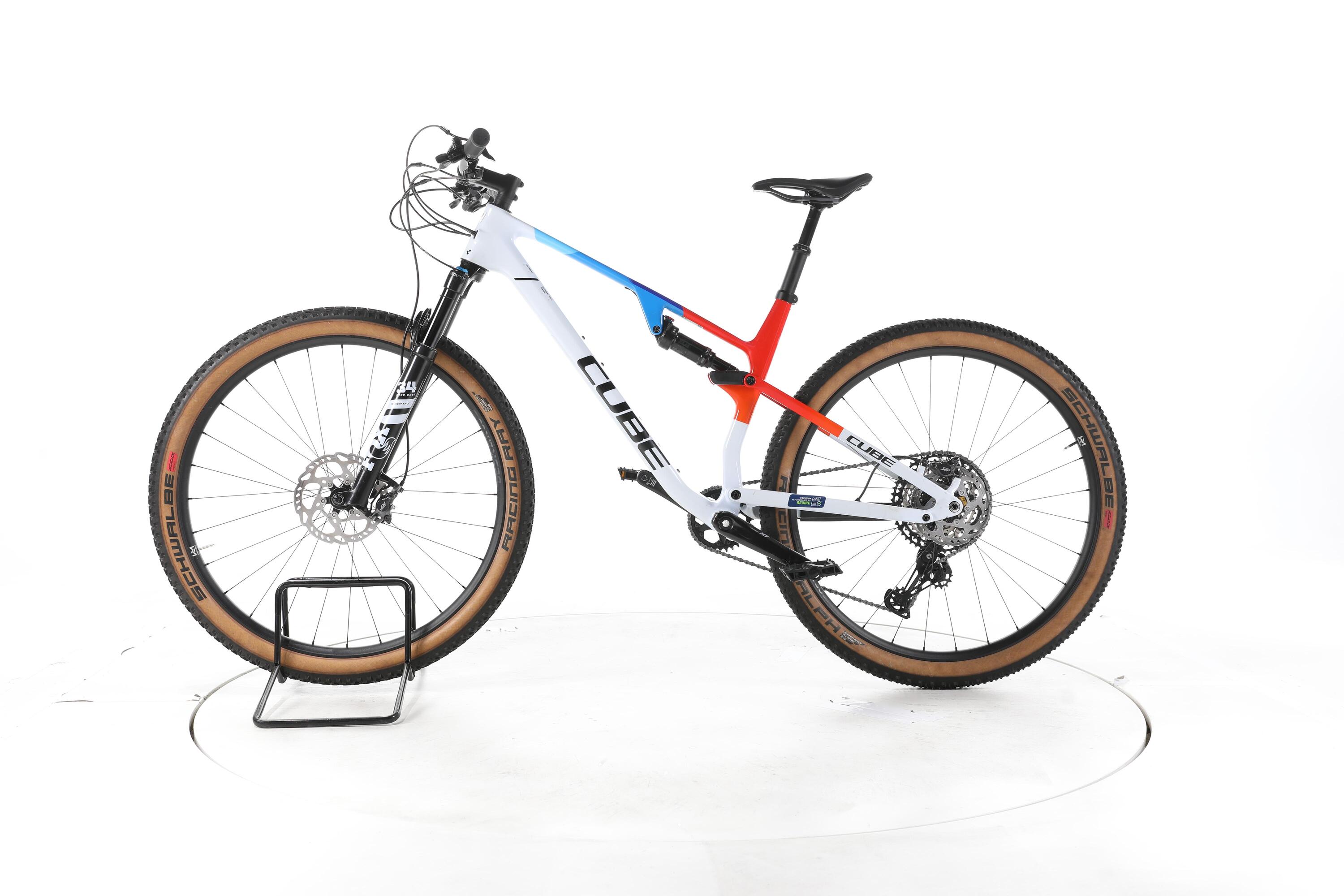 Segunda vida - Cube AMS ZERO99 C:68X RACE Fahrrad Fully - Em muito bom estado. 6/7