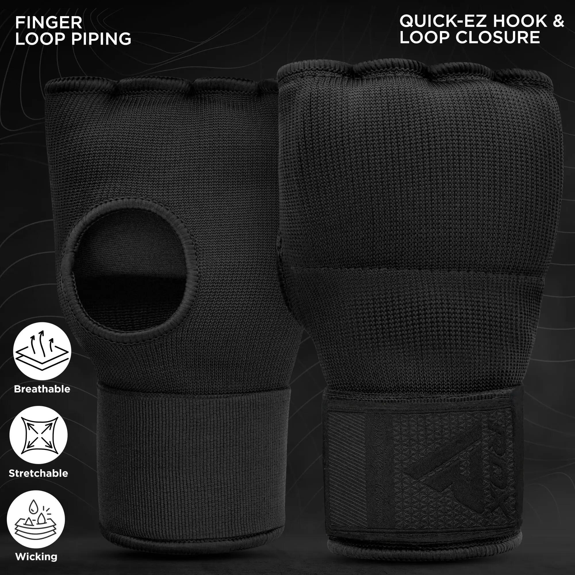 Gants de boxe en gel pour homme et femme, sangles de poignet de 100 cm de long 5/7