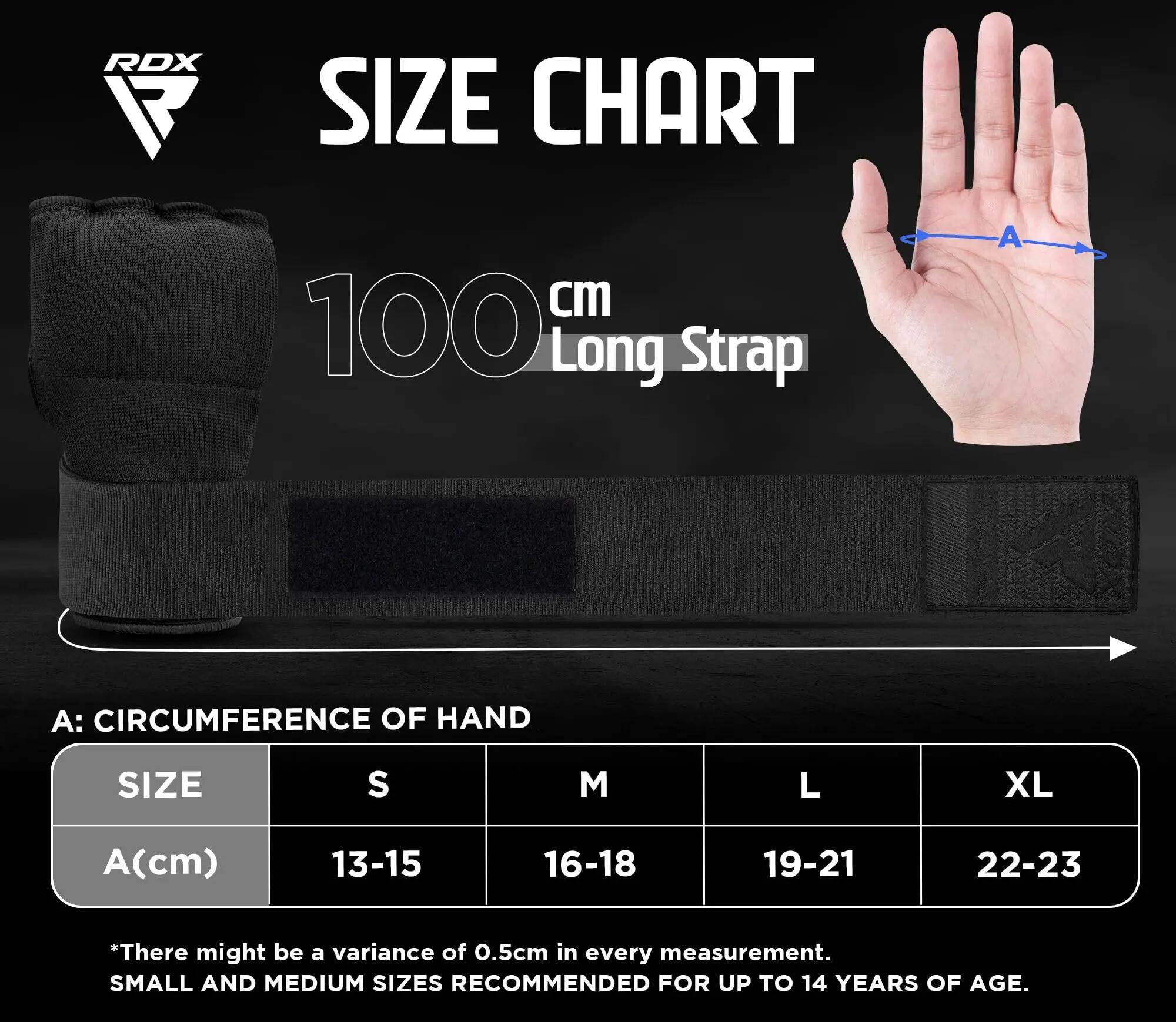Gants de boxe en gel pour homme et femme, sangles de poignet de 100 cm de long 3/7