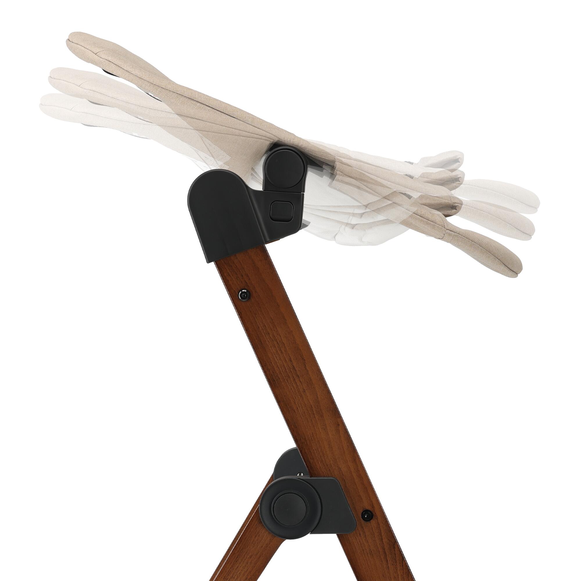 Cadeira de Papa Odin com Espreguiçadeira - Castanho Escuro/Cinzento Claro 7/10