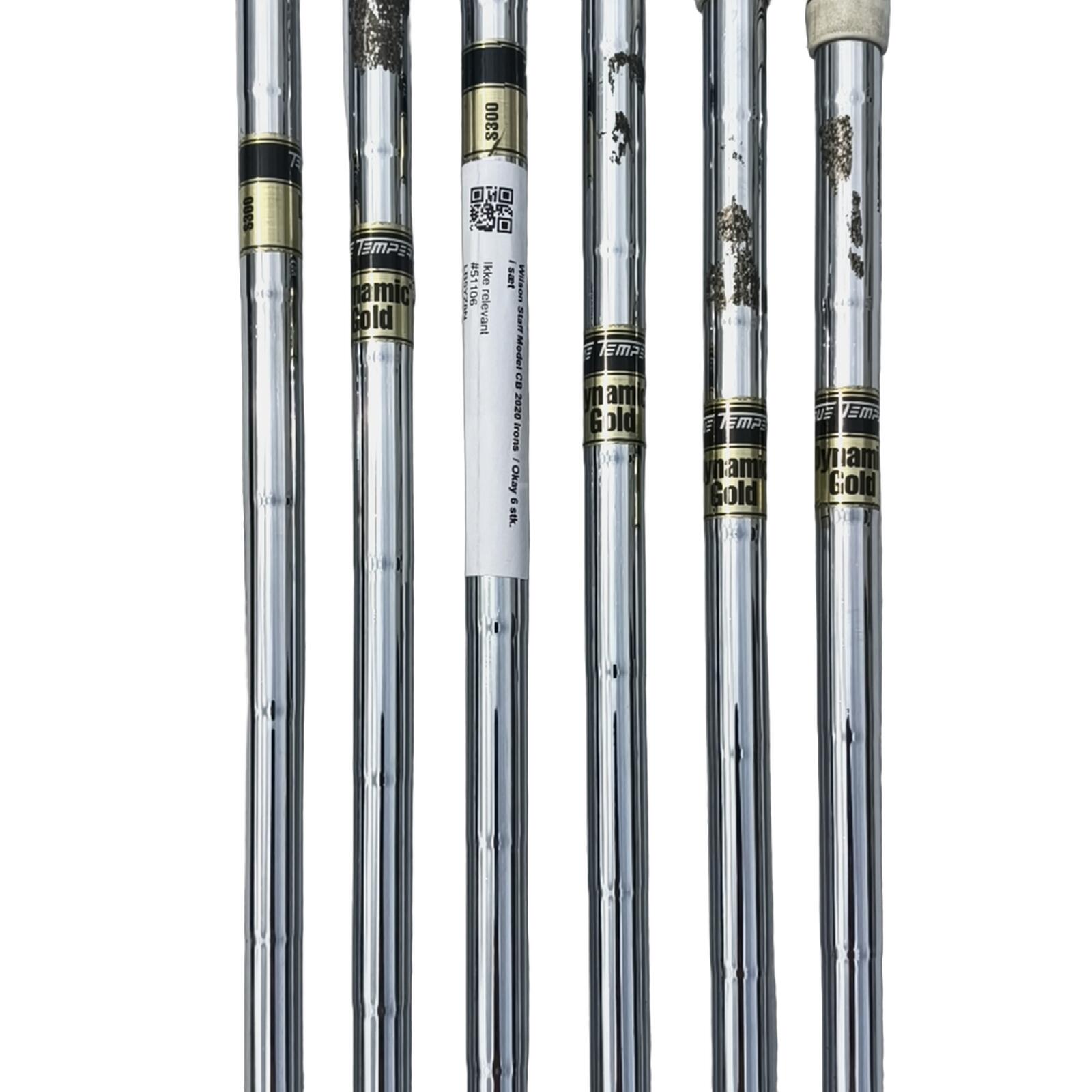 Linkshandig Wilson Staff Model CB IJzerset / 5-PW / Flex Stiff / Staal 4/7