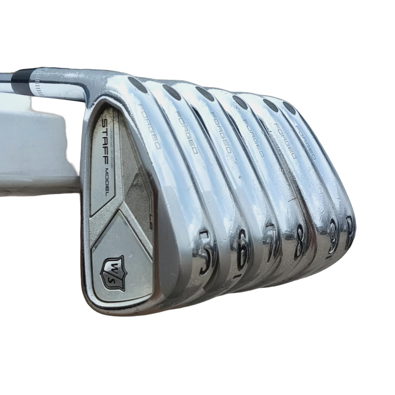 Linkshandig Wilson Staff Model CB IJzerset / 5-PW / Flex Stiff / Staal 3/7