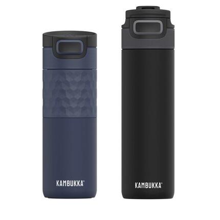 Kubek termiczny 500ml + butelka termiczna 600ml Zestaw Kambukka Classy Denim