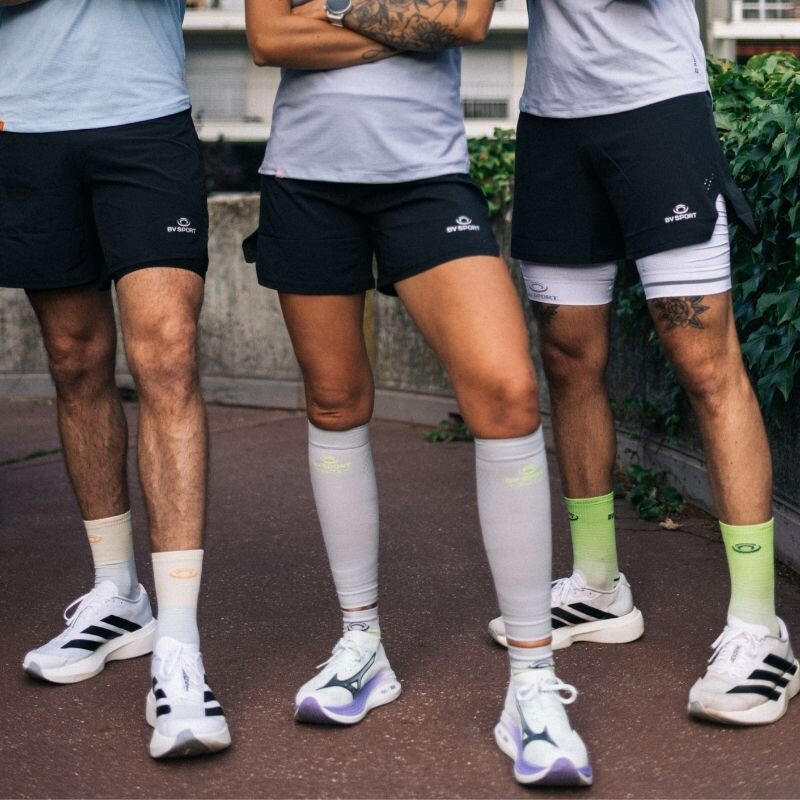Chaussettes RUN MARATHON High Beige/Ciel 5/5