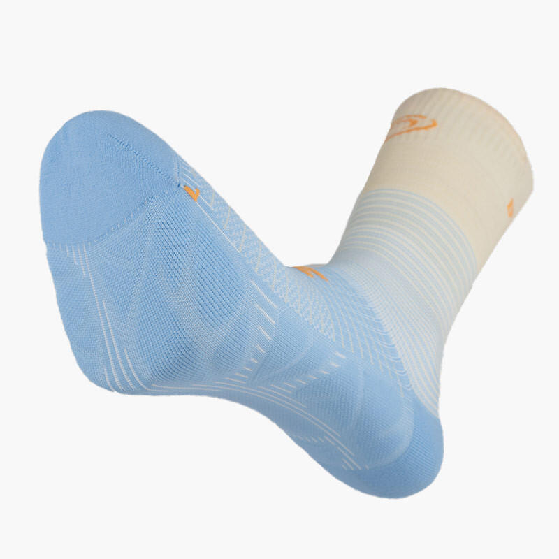 Chaussettes RUN MARATHON High Beige/Ciel 3/5