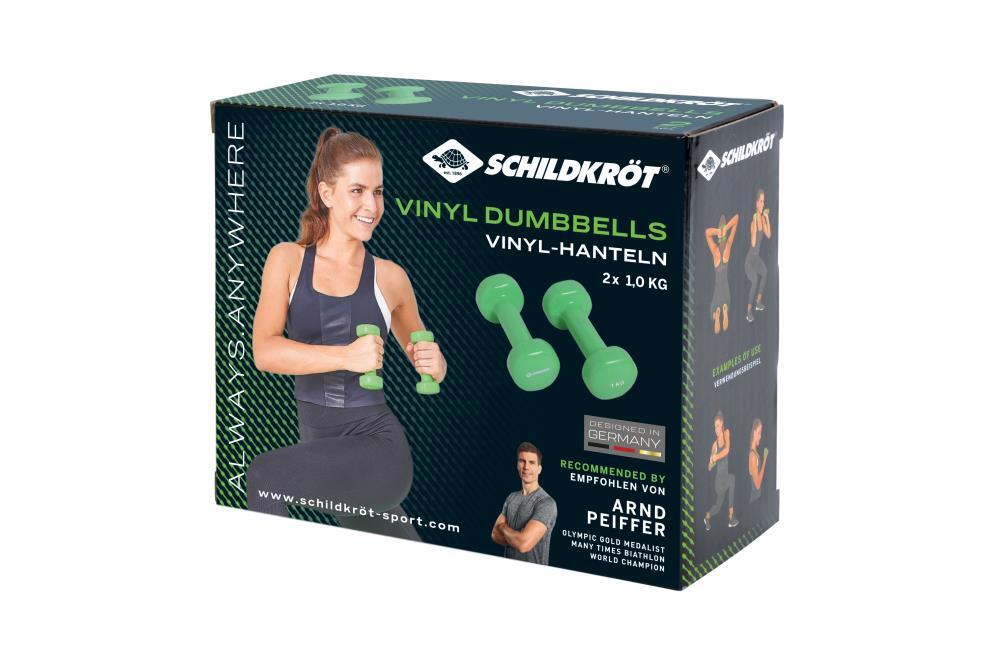 Hantle winylowe SK Fitness 2 x 1 kg 2/5