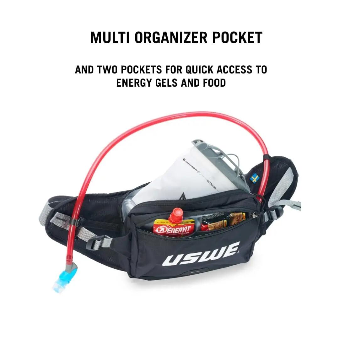 Zulo Sac d'hydratation avec organiseur et poches latérales, ceinture 6/7