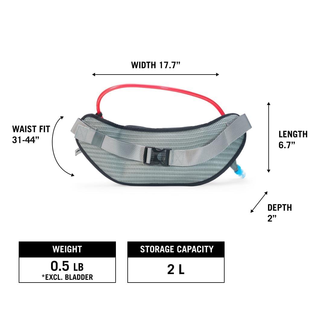 Zulo Sac d'hydratation avec organiseur et poches latérales, ceinture 2/7