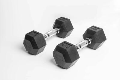 Hexagon dumbbells 1 t/m 20 kg