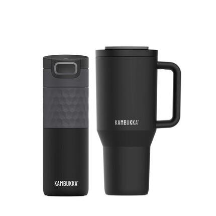 Kubek termiczny Etna 500ml + kubek termiczny ze słomką Kambukka Bonnie and Clyde
