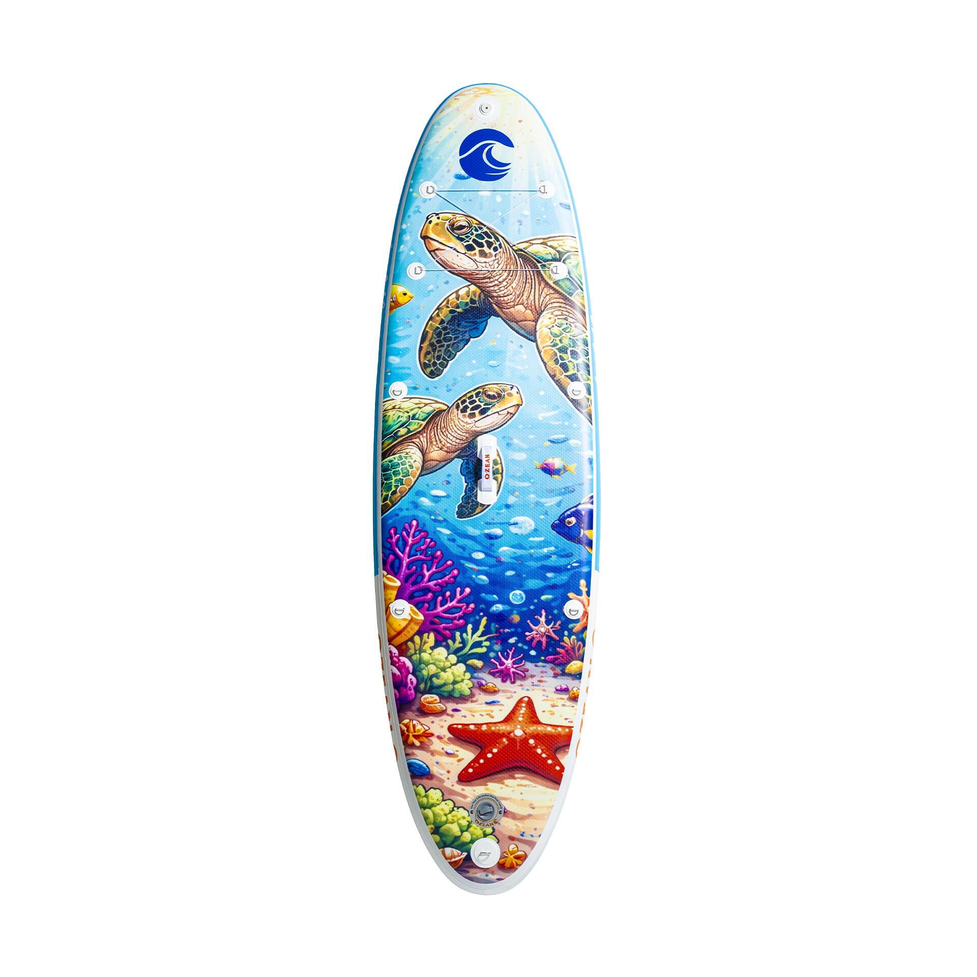 Planche SUP OZEAN Premium 305 cm 10' Full Print 3D Tec, siège + 11 accessoires 2/8