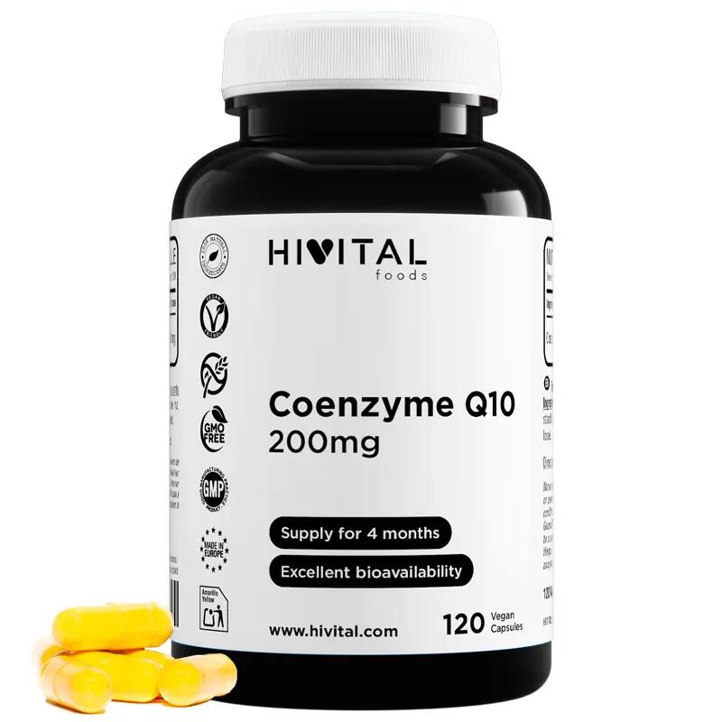 Coenzyme Q10 200 mg | 120 vegan capsules